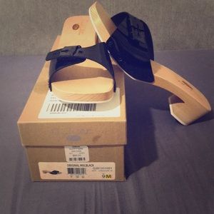 Dr. Scholls’s Original Black Sandals Size 9m NWB